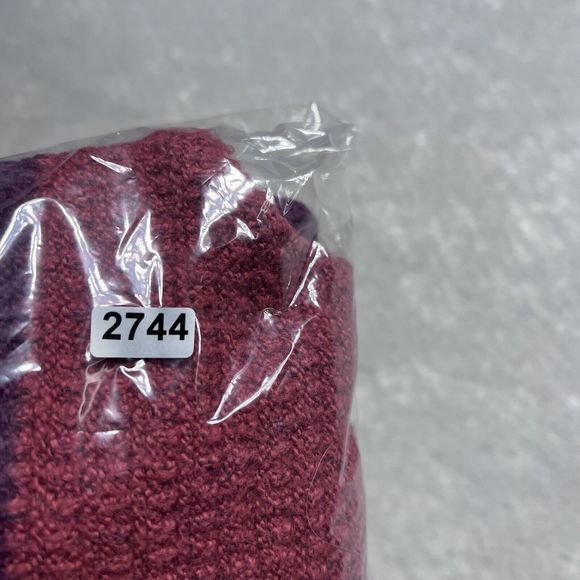 BKE Buckle Women’s Size Medium Orange Striped Boxy Waffle Knit Oversized Sweater - Picture 14 of 14